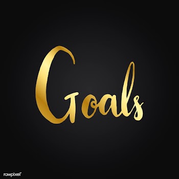 Goals word typography style vector | Free stock vector - 517795