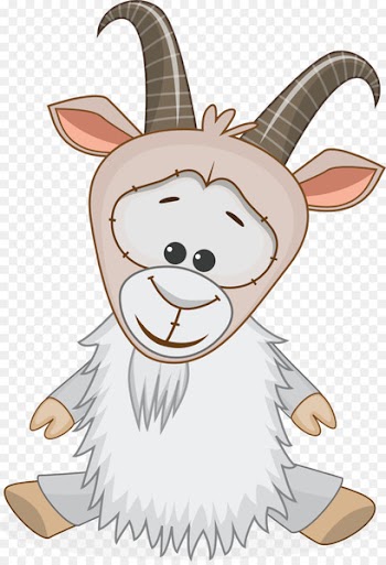 Goat Alpine ibex Sheep Clip art - Vector cartoon goat 