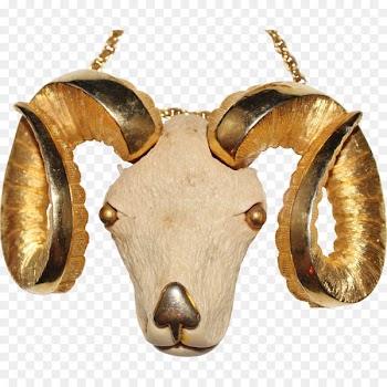 Goat Horn Cattle Jewellery Gold - horn 