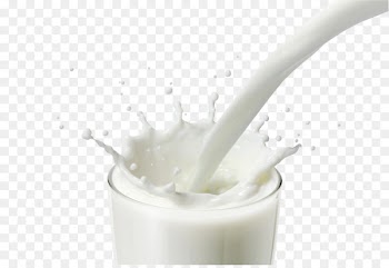 Goat milk Cattle Glass - The glass over the milk 