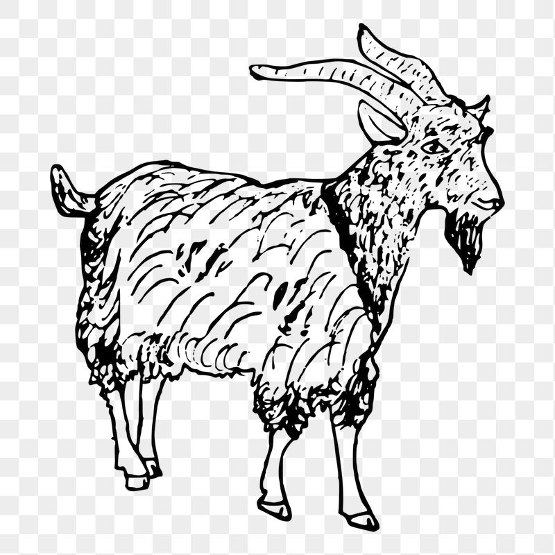 Goat png sticker illustration, transparent | Free PNG - rawpixel