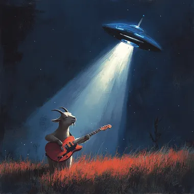 Goat Rock Star: Abducted by UFO Goat Rock Star: Abducted by UFO