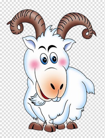 Goat Sheep Cartoon Animation, goat transparent background PNG clipart
