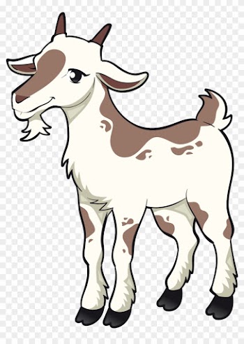 Goat Sheep Clip Art - Three Billy Goats Gruff Clipart