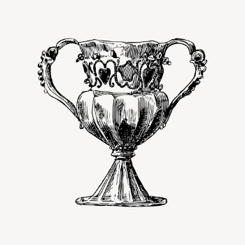 Goblet clipart, vintage object drawing | Free Vector - rawpixel