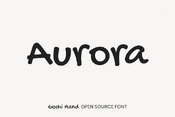 Gochi Hand open source font | Free Font Add-on - rawpixel