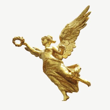 Goddess of Fama statue collage | Free PSD - rawpixel