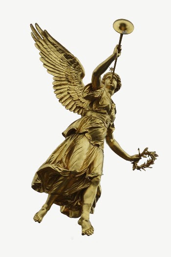 Goddess of Fama statue collage | Free PSD - rawpixel