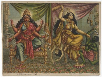Goddesses Bhuvanesvari and Bagala | Free Photo - rawpixel