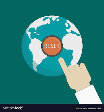 Godresetearth vector image