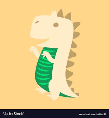 Godzilla scary toothy monster aggressive dinosaur vector image