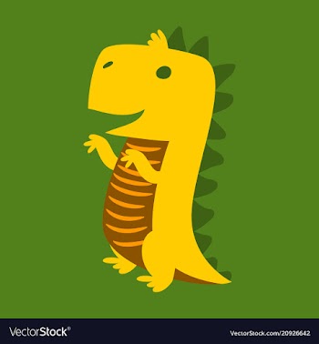 Godzilla scary toothy monster aggressive dinosaur vector image