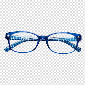 Goggles Glasses Blue Designer, Blue frame glasses frame transparent background PNG clipart
