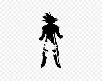 Goku Vegeta YouTube Dragon Ball Silhouette - reflex vector 