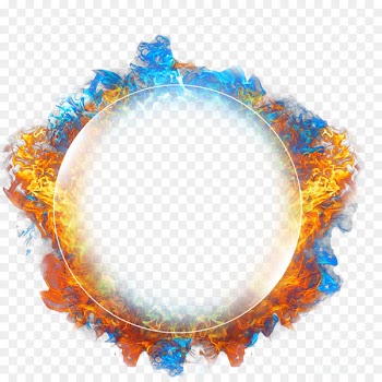 Gol-Cha! PicsArt Photo Studio Golden Child Sticker Text - Flame ring of fire to pull material Free 