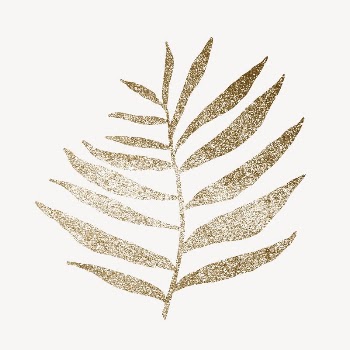 Gold aesthetic  leaf, glittery | Free Photo - rawpixel