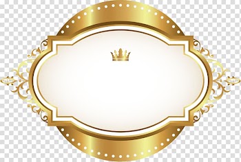 Gold and beige template layout, Icon, Luxury gold border transparent background PNG clipart