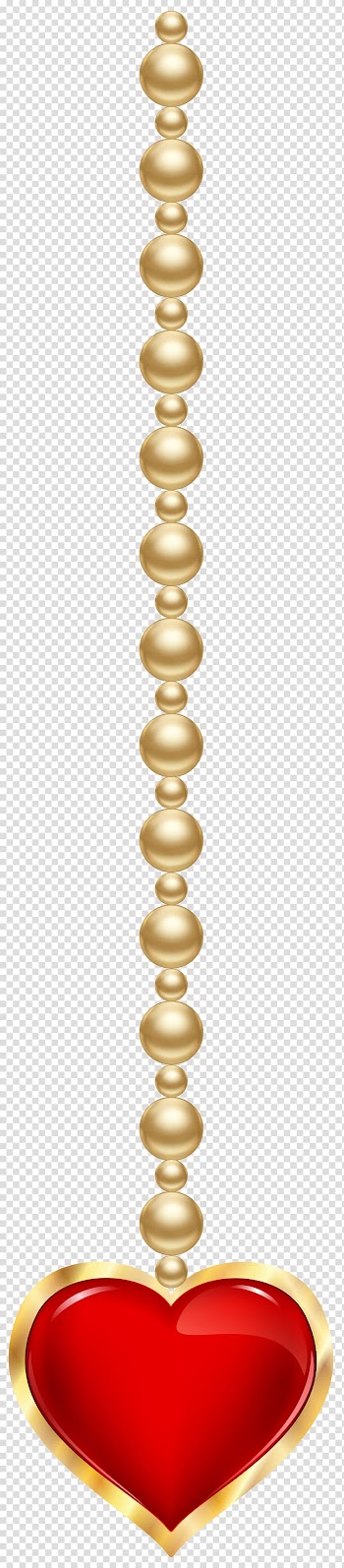 Gold and red heart pendant , file formats Raster graphics Computer file, Hanging Heart transparent background PNG clipart