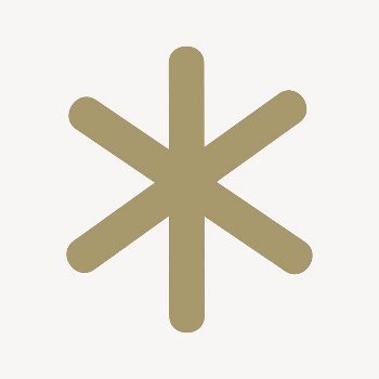 Gold asterisk collage element vector | Free Vector - rawpixel