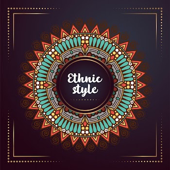 Gold background with mandala