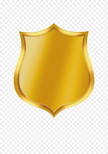 Gold Badge Clip art - Shield 