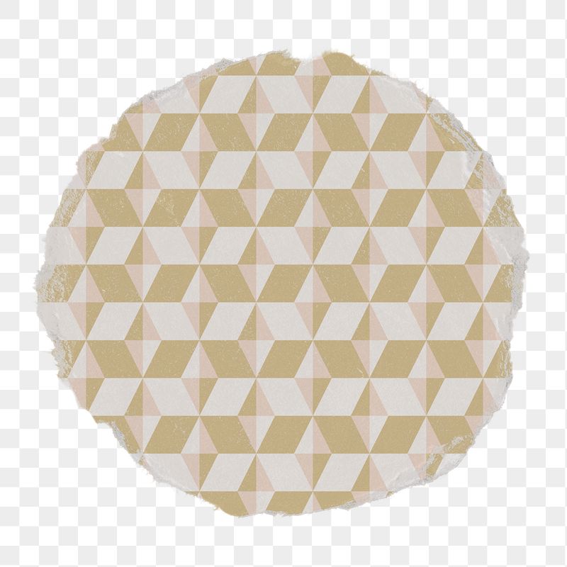 Gold badge png, geometric pattern | Free PNG - rawpixel