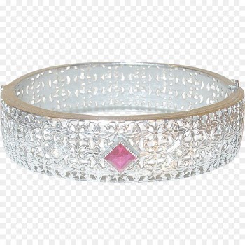 Gold Bangle Philip Jones Bracelet Ring - bangels filigree 