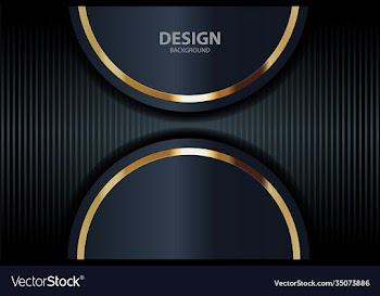gold banner abstract background board for text