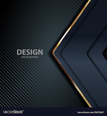 gold banner abstract background board for text