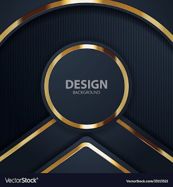 gold banner abstract background board for text