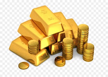 Gold bar Gold coin Bullion - Gold coins element 
