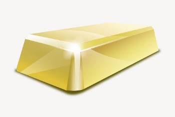 Gold bar illustration. Free public | Free Photo - rawpixel