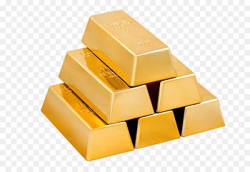 Gold bar Ingot - A pile of gold bars 