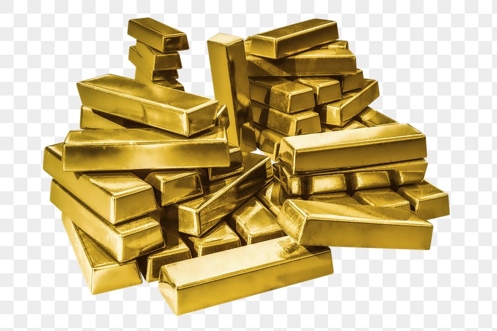 Gold bars png sticker, commodity | Free PNG - rawpixel