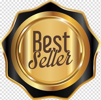 Gold Best seller logo, Gold medal, Golden Medal Medal transparent background PNG clipart