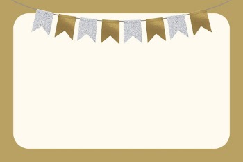 Gold birthday invitation frame background, | Free PSD - rawpixel