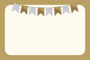 Gold birthday invitation frame background, | Free Vector - rawpixel