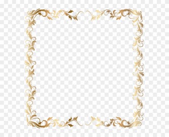 Gold Border Clipart Borders And Frames Clip Art - Transparent Background Gold Border