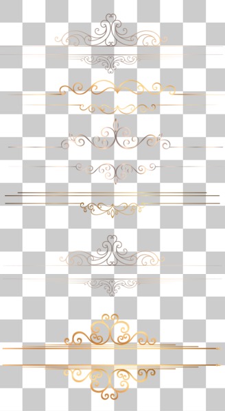 Gold border PNG