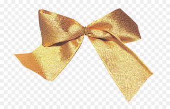 Gold Bow and arrow Ribbon - Golden bow 