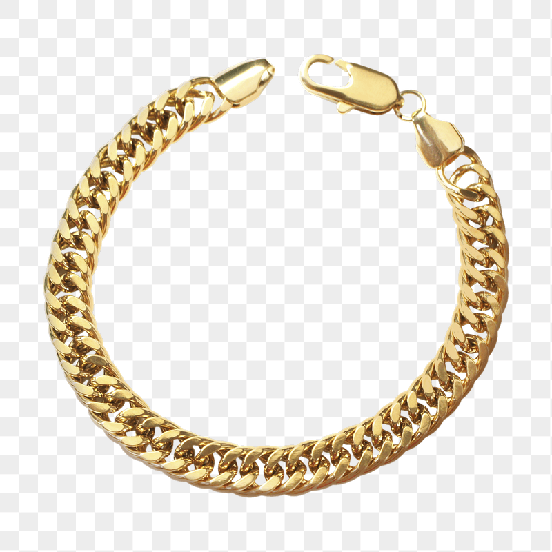 Gold bracelet png sticker, transparent | Free PNG - rawpixel
