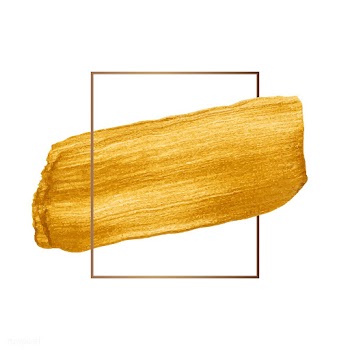 Gold brush stroke | Free stock vector - 552249