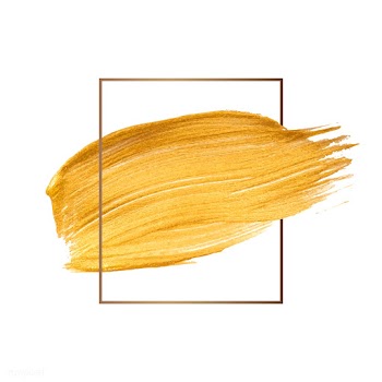 Gold brush stroke | Free stock vector - 552278