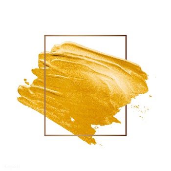 Gold brush stroke | Free stock vector - 552434
