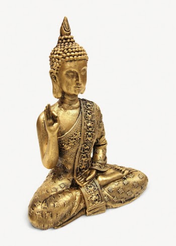 Gold Buddha statue, religious object | Free PSD - rawpixel