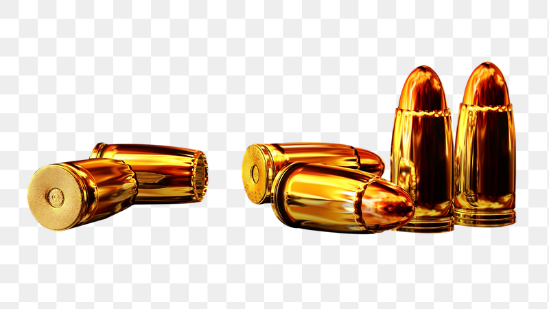 Gold bullets png sticker, transparent | Free PNG - rawpixel
