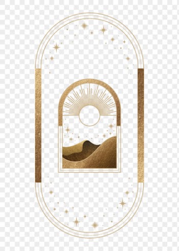 Gold celestial png sticker, mythical | Free PNG - rawpixel