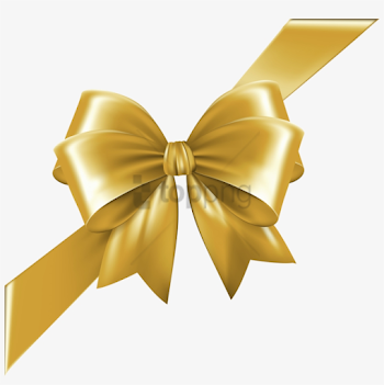 Gold Christmas Bow Png - Gold Ribbon Bow Png - Free Transparent ...