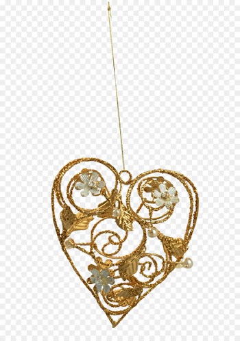 Gold Christmas ornament Jewellery Clip art Portable Network Graphics - silver plated 