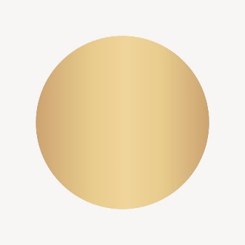 Gold circle collage element vector | Free Vector - rawpixel